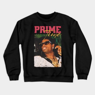 Vintage Deion Prime Time Crewneck Sweatshirt